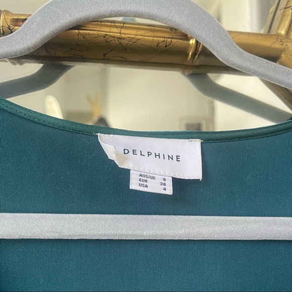 Teal Velvet Dress from Delphine the Label - Picture 4 of 4